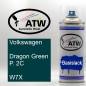 Preview: Volkswagen, Dragon Green P. 2C, W7X: 400ml Sprühdose, von ATW Autoteile West.